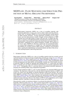 MOFFlow: Flow Matching for Structure Prediction of Metal-Organic Frameworks