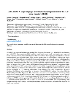 DeLLiriuM: A large language model for delirium prediction in the ICU
  using structured EHR