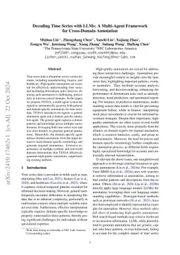 Decoding Time Series with LLMs: A Multi-Agent Framework for Cross-Domain Annotation