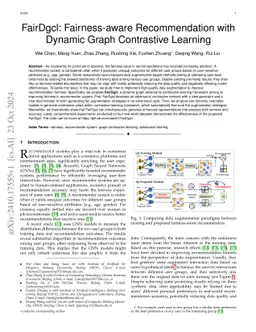 FairDgcl: Fairness-aware Recommendation with Dynamic Graph Contrastive
  Learning