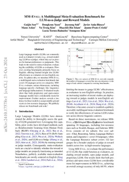 MM-Eval: A Multilingual Meta-Evaluation Benchmark for LLM-as-a-Judge and Reward Models