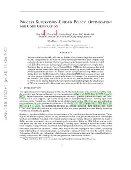 Process Supervision-Guided Policy Optimization for Code Generation
