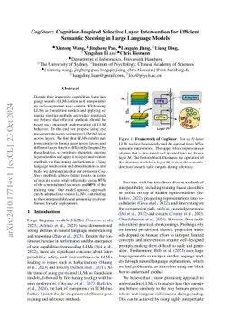 CogSteer: Cognition-Inspired Selective Layer Intervention for Efficiently Steering Large Language Models