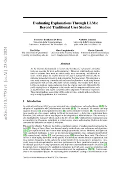 Evaluating Explanations Through LLMs: Beyond Traditional User Studies