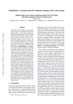 OmniFlatten: An End-to-end GPT Model for Seamless Voice Conversation