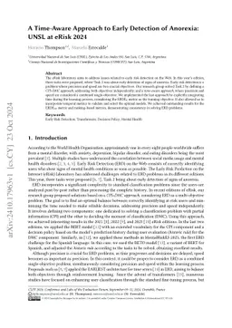 A Time-Aware Approach to Early Detection of Anorexia: UNSL at eRisk 2024