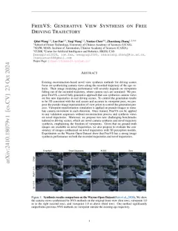 FreeVS: Generative View Synthesis on Free Driving Trajectory