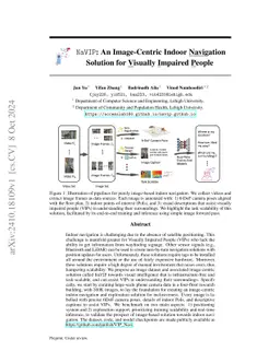 NaVIP: An Image-Centric Indoor Navigation Solution for Visually Impaired
  People