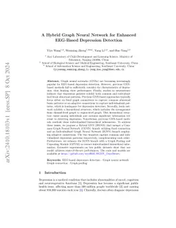 A Hybrid Graph Neural Network for Enhanced EEG-Based Depression
  Detection