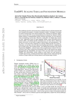 TabDPT: Scaling Tabular Foundation Models on Real Data