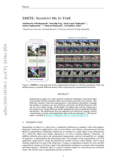 SMITE: Segment Me In TimE