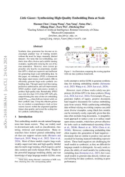 Little Giants: Synthesizing High-Quality Embedding Data at Scale
