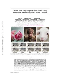 DreamClear: High-Capacity Real-World Image Restoration with Privacy-Safe
  Dataset Curation
