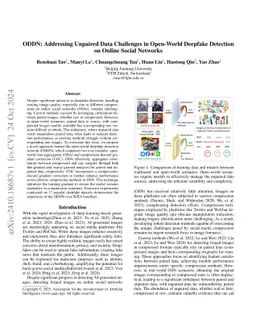 ODDN: Addressing Unpaired Data Challenges in Open-World Deepfake
  Detection on Online Social Networks