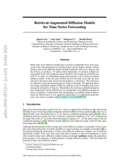 Retrieval-Augmented Diffusion Models for Time Series Forecasting
