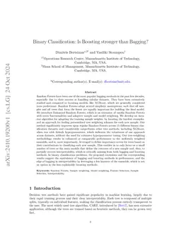 Binary Classification: Is Boosting stronger than Bagging?