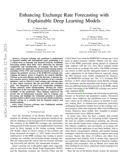 Enhancing Exchange Rate Forecasting with Explainable Deep Learning
  Models