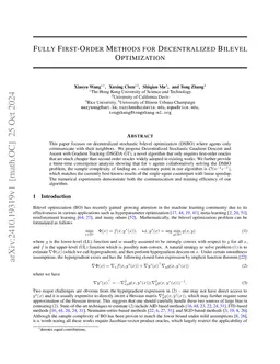 Fully First-Order Methods for Decentralized Bilevel Optimization