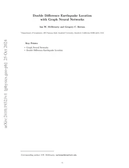 Double Difference Earthquake Location with Graph Neural Networks