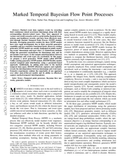 Marked Temporal Bayesian Flow Point Processes