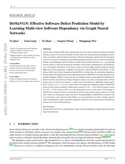 DeMuVGN: Effective Software Defect Prediction Model by Learning Multi-view Software Dependency via Graph Neural Networks