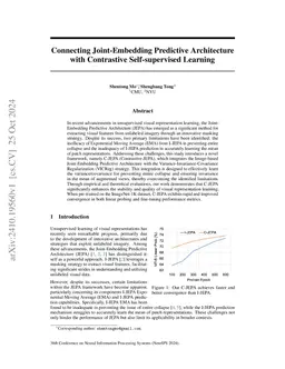 Connecting Joint-Embedding Predictive Architecture with Contrastive
  Self-supervised Learning