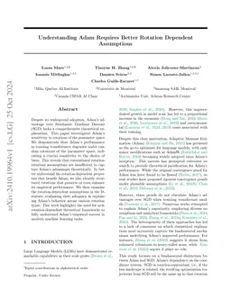 Understanding Adam Requires Better Rotation Dependent Assumptions