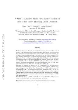 A-MFST: Adaptive Multi-Flow Sparse Tracker for Real-Time Tissue Tracking
  Under Occlusion