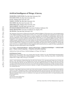 Artificial Intelligence of Things: A Survey