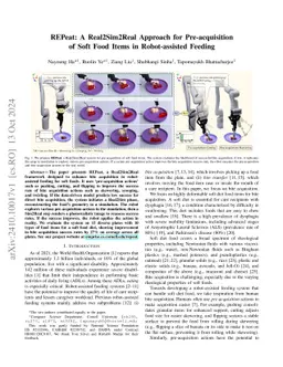 REPeat: A Real2Sim2Real Approach for Pre-acquisition of Soft Food Items
  in Robot-assisted Feeding