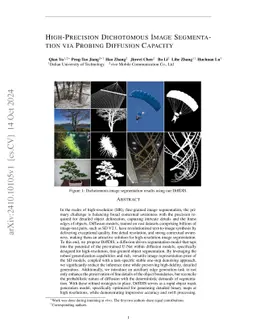 High-Precision Dichotomous Image Segmentation via Probing Diffusion Capacity