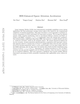 HSR-Enhanced Sparse Attention Acceleration