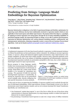 Language Model Embeddings Can Be Sufficient for Bayesian Optimization