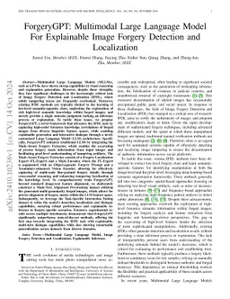 ForgeryGPT: Multimodal Large Language Model For Explainable Image Forgery Detection and Localization