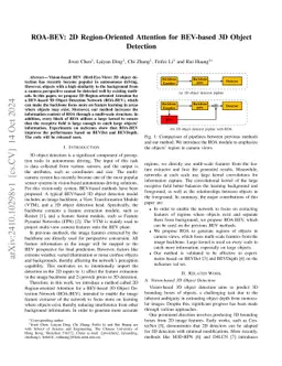 ROA-BEV: 2D Region-Oriented Attention for BEV-based 3D Object Detection