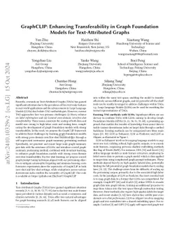 GraphCLIP: Enhancing Transferability in Graph Foundation Models for Text-Attributed Graphs