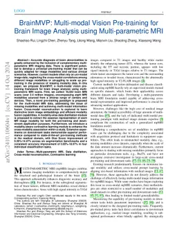 Multi-modal Vision Pre-training for Medical Image Analysis