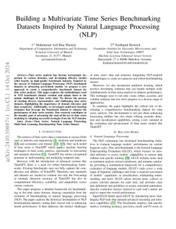 Building a Multivariate Time Series Benchmarking Datasets Inspired by
  Natural Language Processing (NLP)