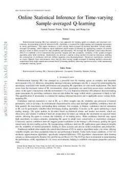 Asymptotic Analysis of Sample-averaged Q-learning