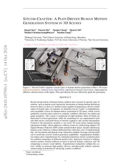 Sitcom-Crafter: A Plot-Driven Human Motion Generation System in 3D Scenes