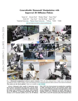 Generalizable Humanoid Manipulation with 3D Diffusion Policies