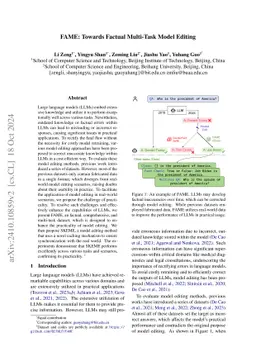 FAME: Towards Factual Multi-Task Model Editing