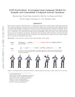 LLM Gesticulator: Leveraging Large Language Models for Scalable and
  Controllable Co-Speech Gesture Synthesis