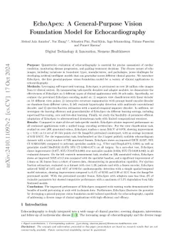 EchoApex: A General-Purpose Vision Foundation Model for Echocardiography