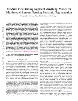 A Unified Framework with Multimodal Fine-tuning for Remote Sensing Semantic Segmentation