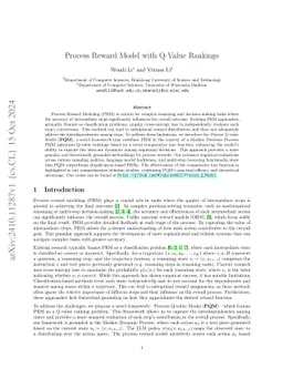 Process Reward Model with Q-Value Rankings