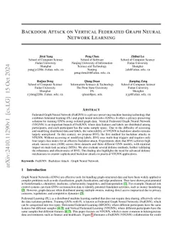 Backdoor Attack on Vertical Federated Graph Neural Network Learning