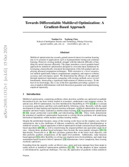 Towards Differentiable Multilevel Optimization: A Gradient-Based
  Approach