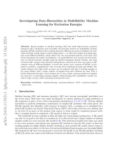 Investigating Data Hierarchies in Multifidelity Machine Learning for Excitation Energies