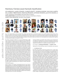 Hairmony: Fairness-aware hairstyle classification